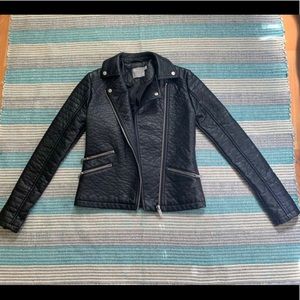 asos vegan leather jacket TALL